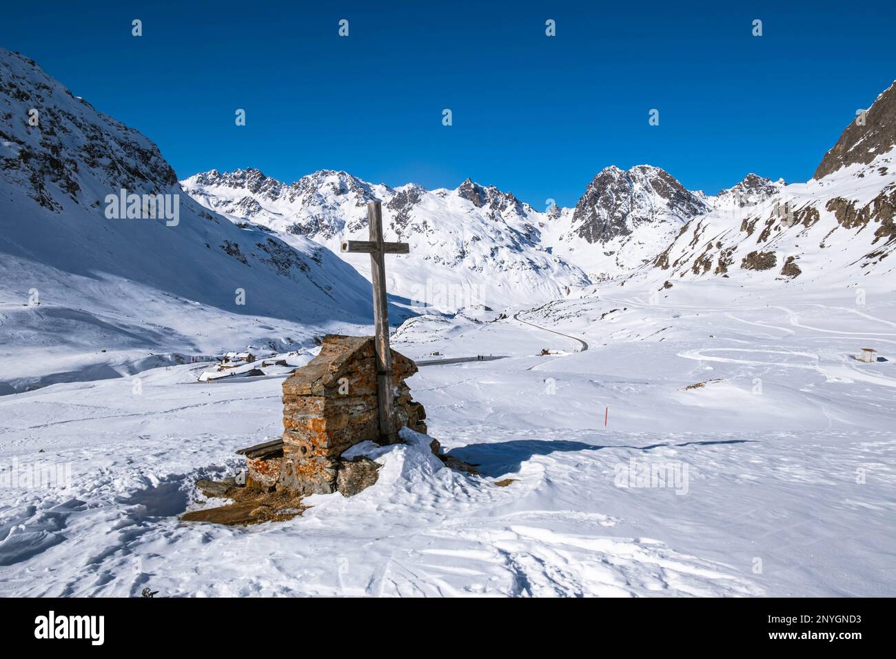 Biehler Höhe im Winter Stock Photo