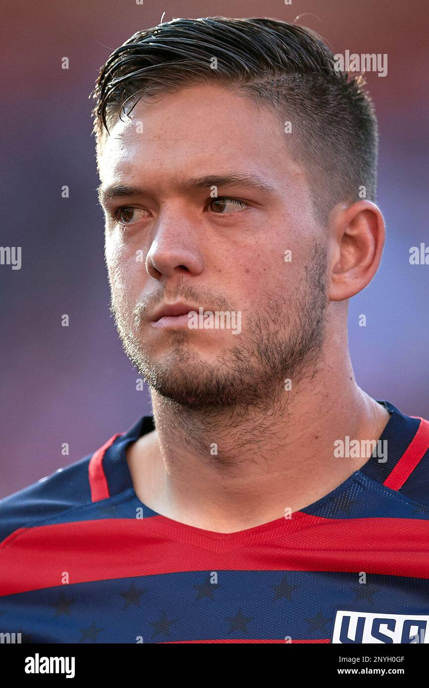 CLEVELAND, OH - JULY 15: United States midfielder Kelyn Rowe (6) looks ...