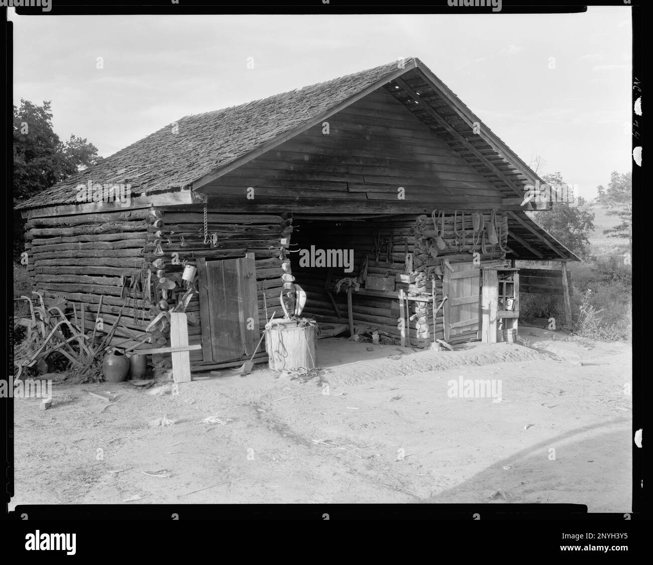 McClure Cabin, Rutherford County, North Carolina. Carnegie Survey of