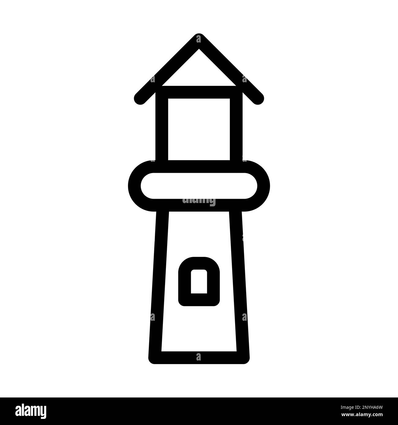 Watchtower Thick Line Icon Stock Photo Alamy watchtower-thick-line-icon-stock-photo-alamy