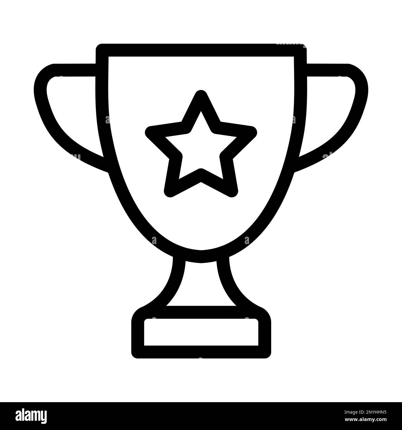winning-thick-line-icon-stock-photo-alamy
