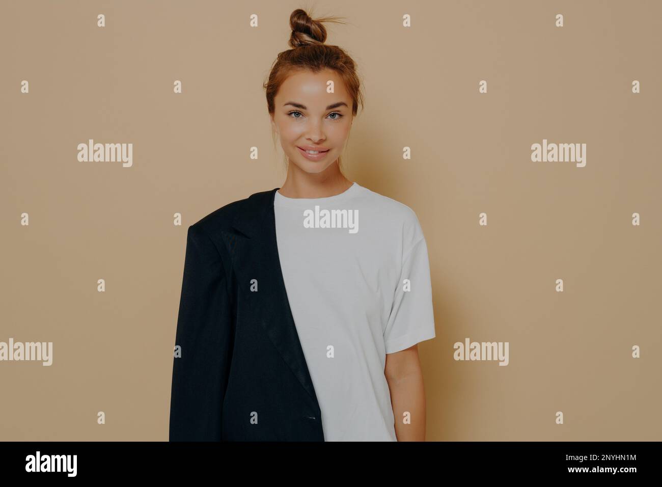 oversized shirt tied