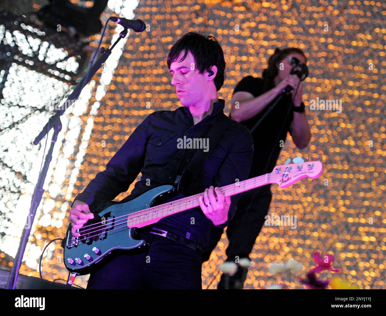 Matt McJunkins of A Perfect Circle performs during day 1 of 2011 Kanrocksas Music Festival at Kansas Speedway on Aug. 6, 2011, in City, Kan. (Photo by Amy Harris/Invision/AP Stock