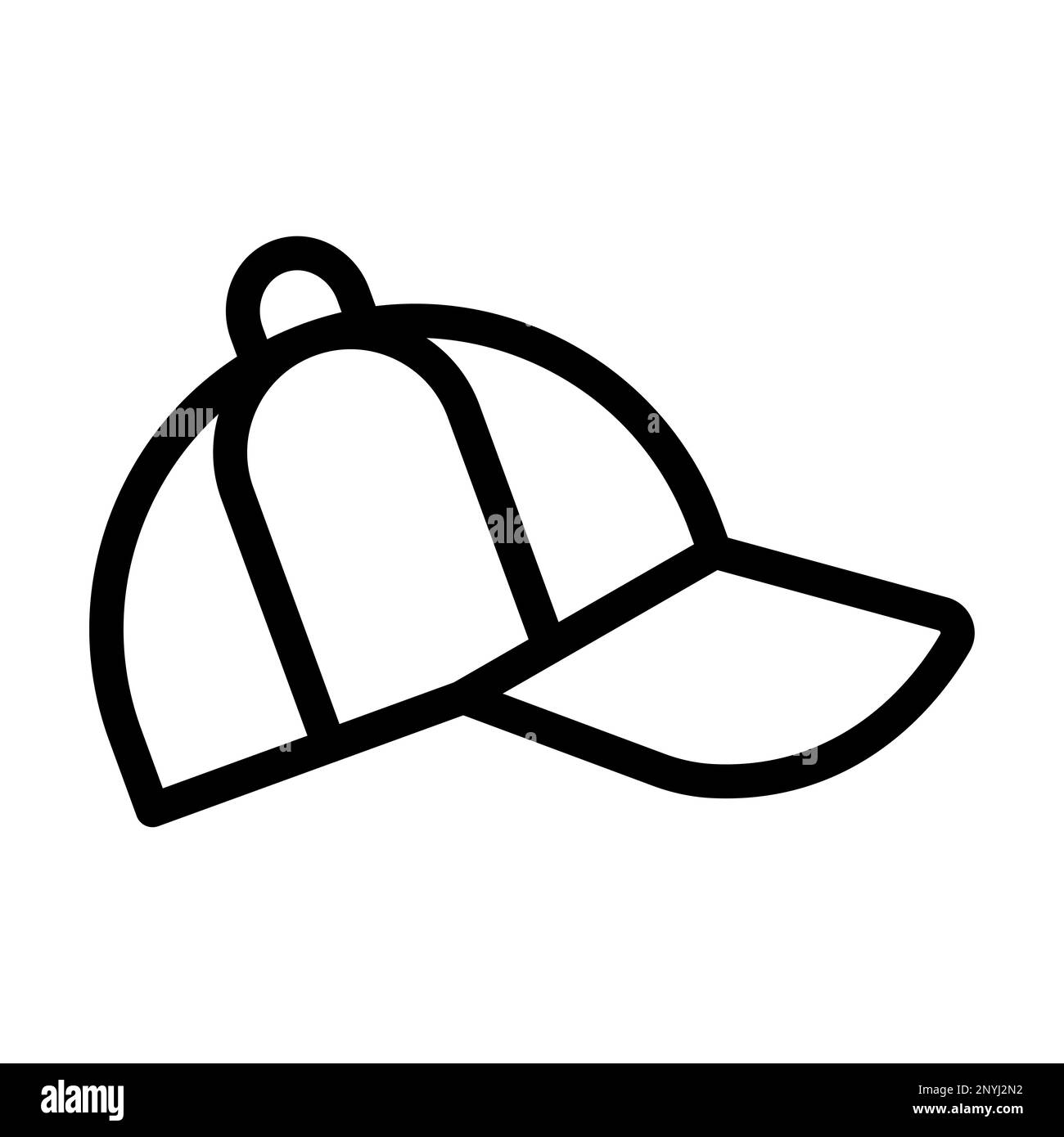 Baseball Cap Thick Line Icon Stock Photo Alamy baseball-cap-thick-line-icon-stock-photo-alamy