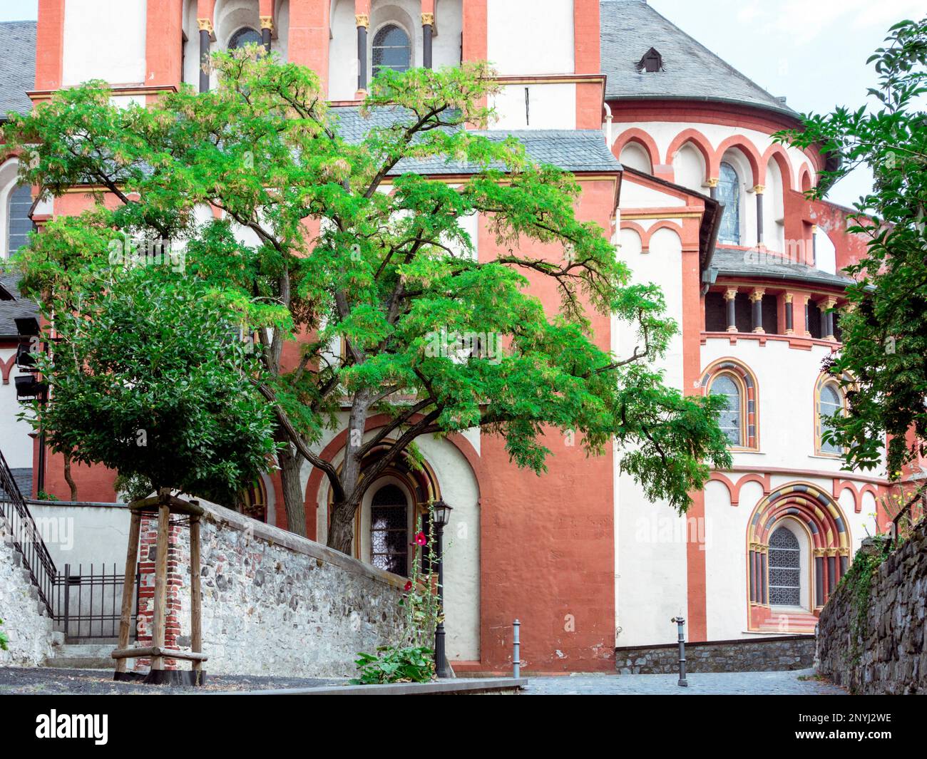 Limburger Dom (Limburg Cathedral) Stock Photo