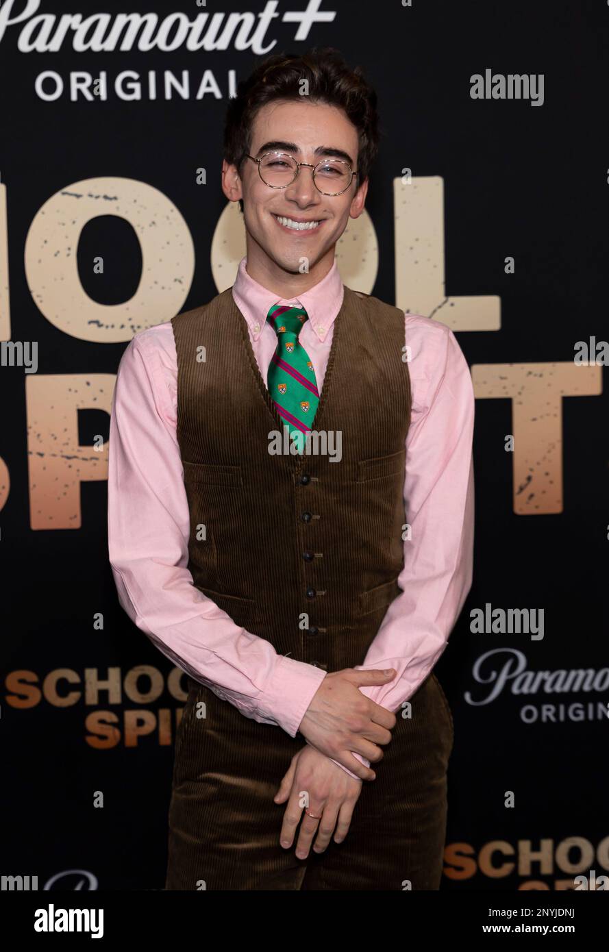 Nick Pugliese attends the arrivals of Paramount + School Spirits(05)