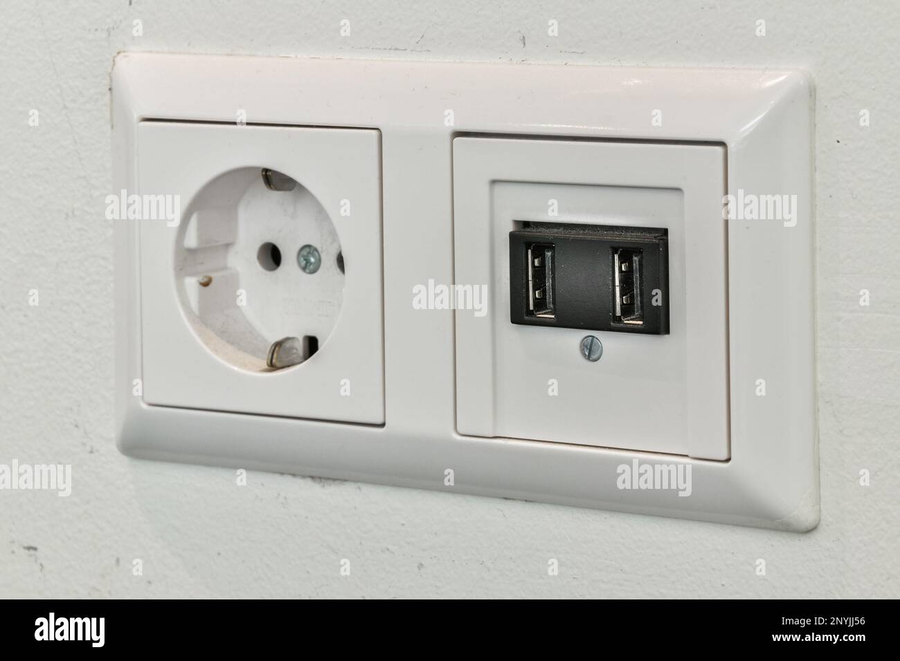 Amsterdam, Netherlands 10 April, 2021 an electrical outlet on a