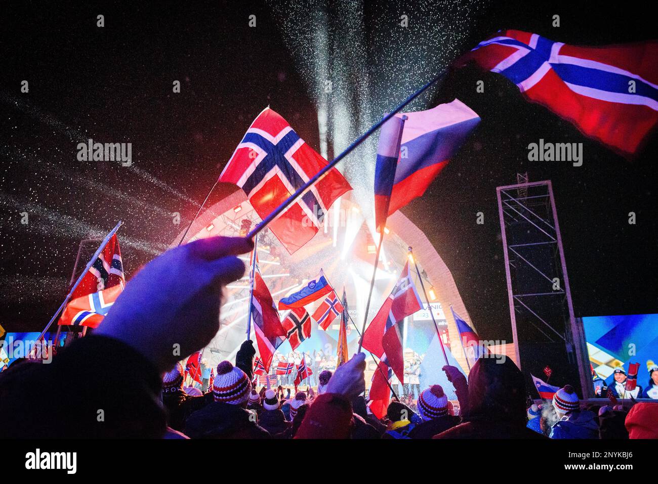 Picture showing norwegian patriotism hires stock photography and