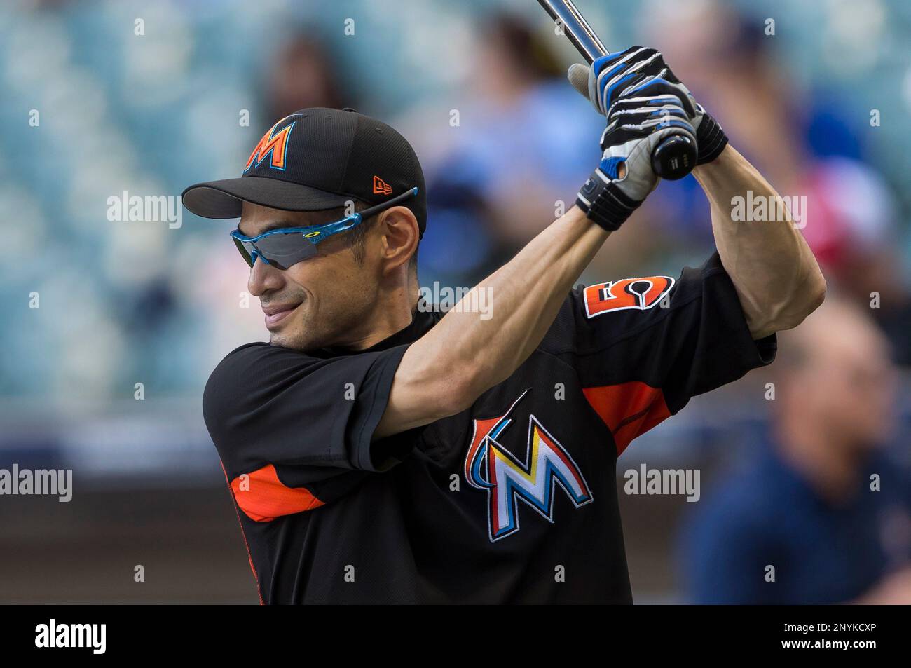 June 30, 2017 Miami Marlins right fielder Ichiro Suzuki 51 takes