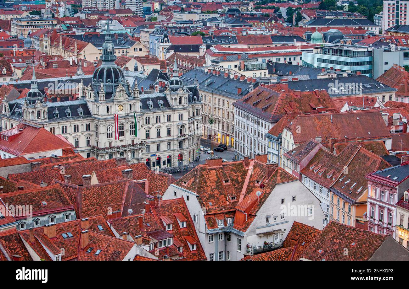 City skyline hall graz hi-res stock photography and images - Alamy