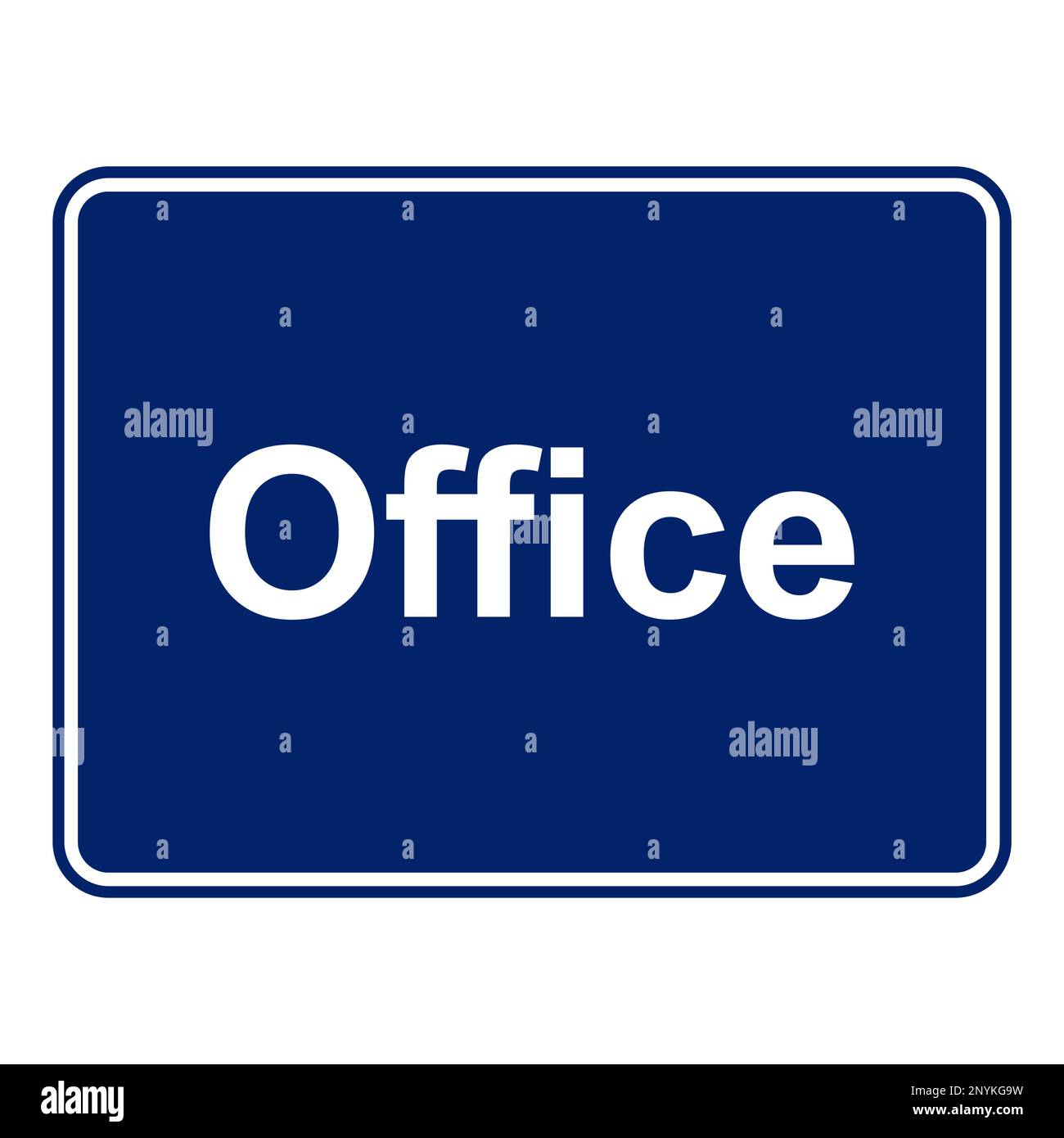 Office Sign Blue Sign For Indoor Office Table Sign Stock Vector office-sign-blue-sign-for-indoor-office-table-sign-stock-vector