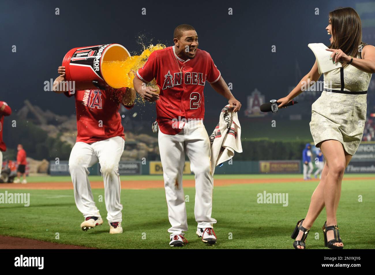 Los Angeles Angels Home Uniform - American League (AL) - Chris