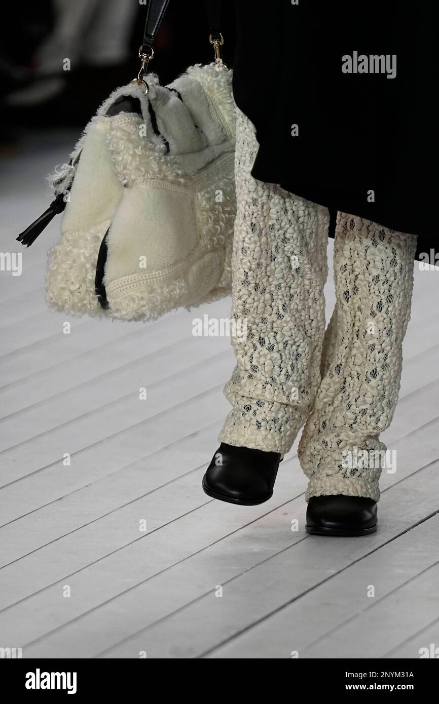 A model holds a handbag for the Chloe Fall/Winter 2023-2024 ready-to-wear  collection presented Thursday, March 2, 2023 in Paris. (AP Photo/Michel  Euler Stock Photo - Alamy