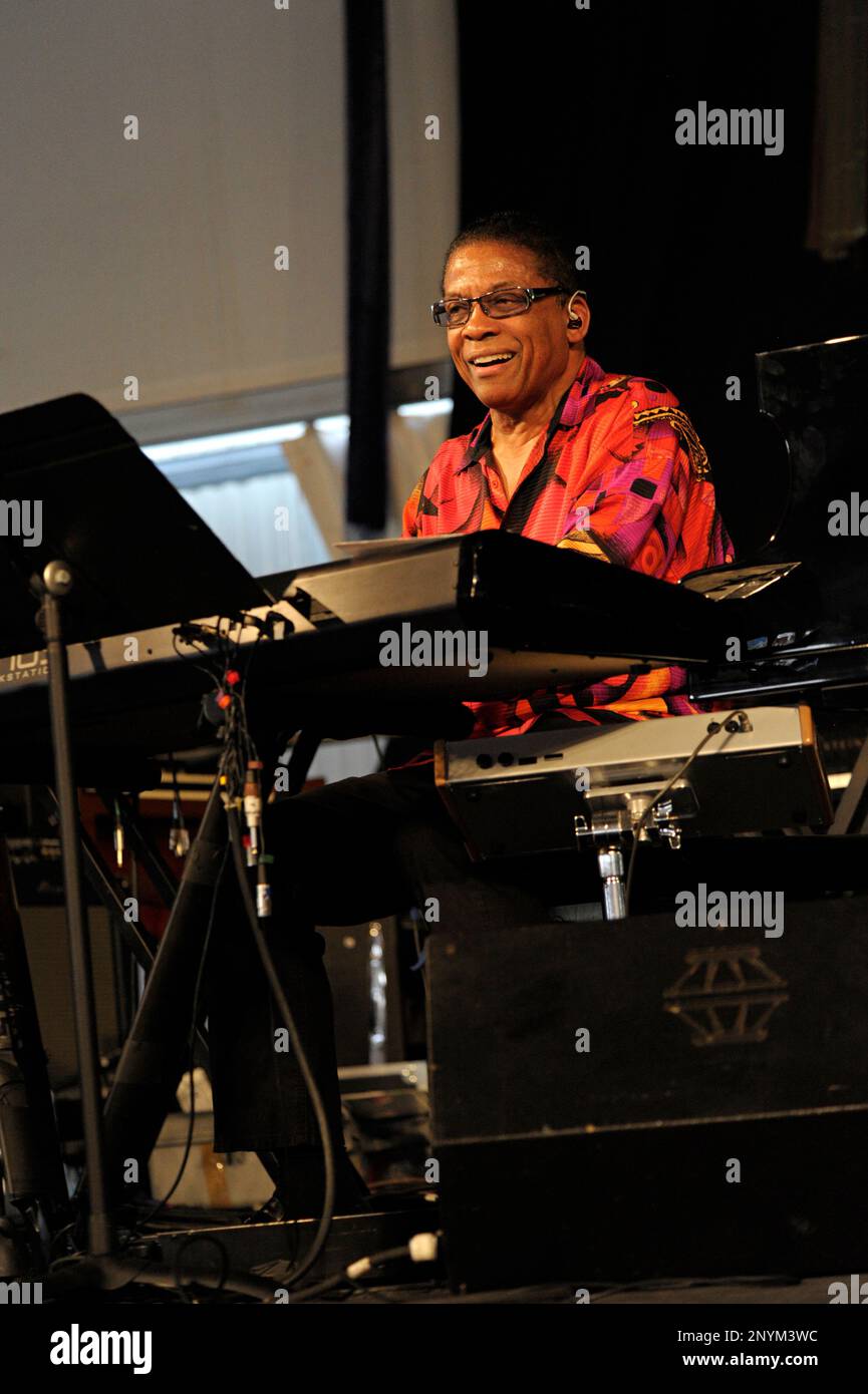 Herbie Hancock and His Band perform during the New Orleans Jazz