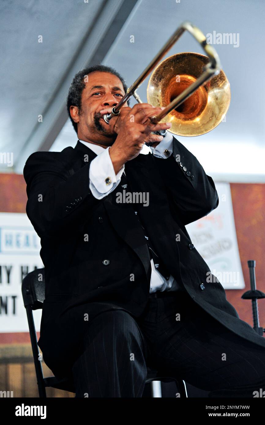 Preservation Hall Jazz Band performs during the New Orleans Jazz ...