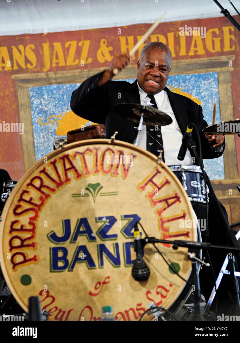 Preservation Hall Jazz Band performs during the New Orleans Jazz ...