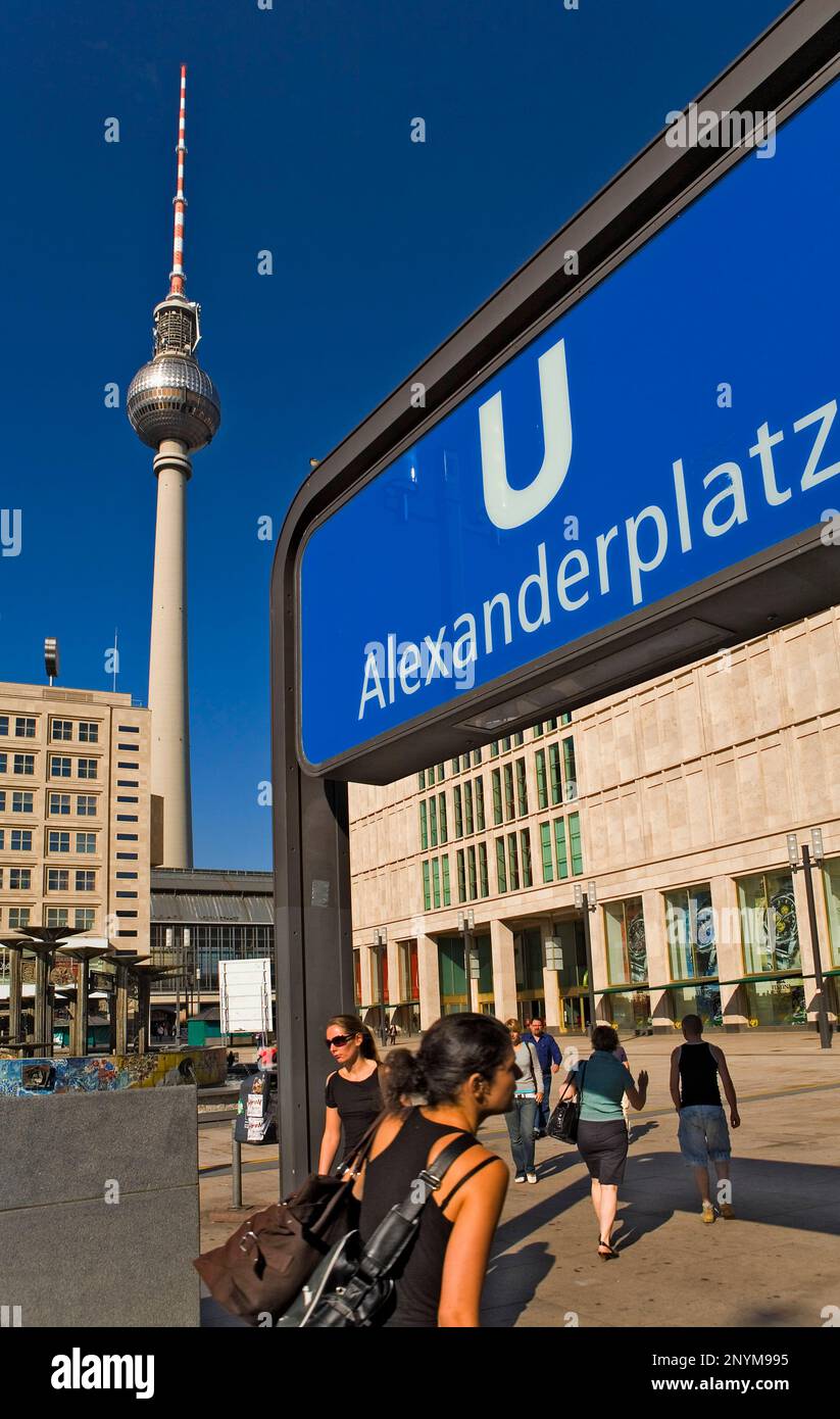 Alexanderplatz.Berlin. Germany Stock Photo