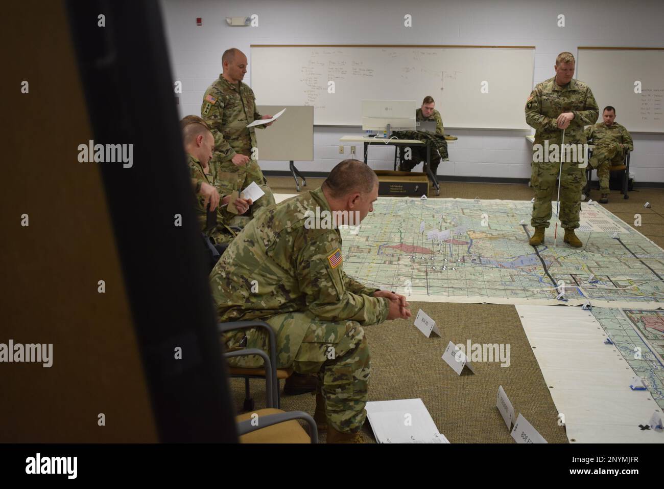U s army maj rustin billings left brigade fire support officer for