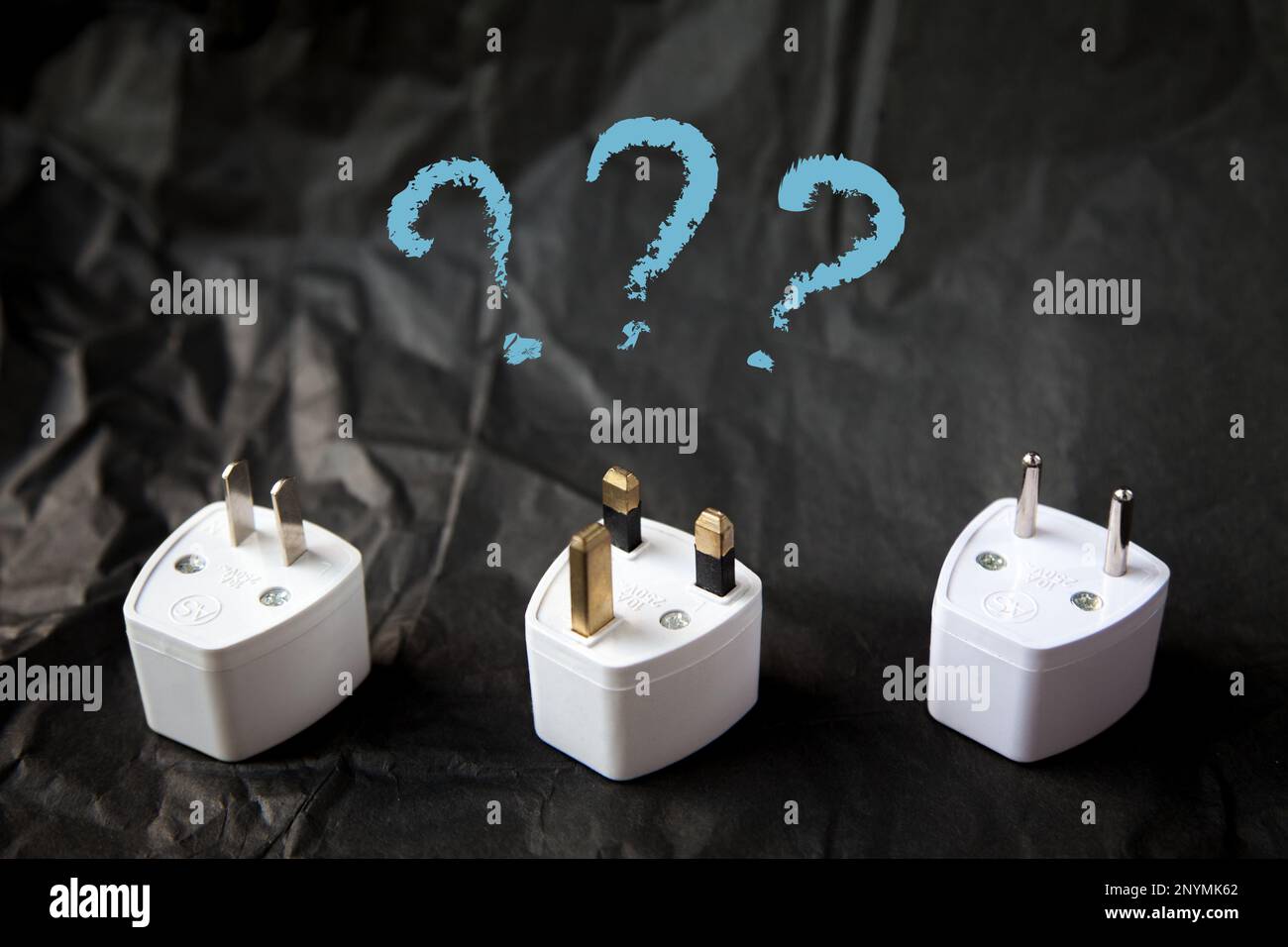 Adapter Common Electrical Problems Choosing from various electric plug adapters. Difficulties and problems ...