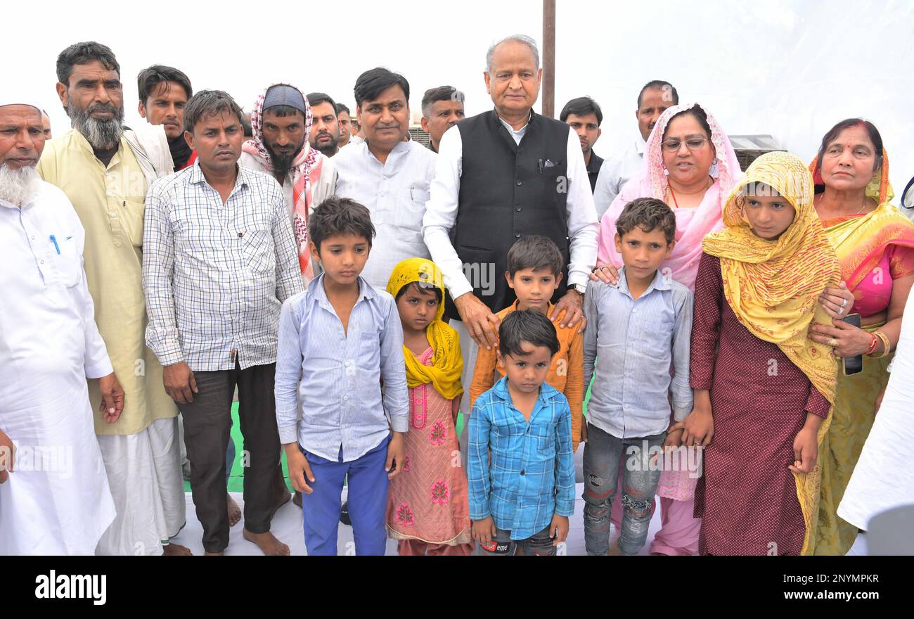 Bharatpur, Rajasthan, India. 2nd Mar, 2023. Rajasthan Chief Minister