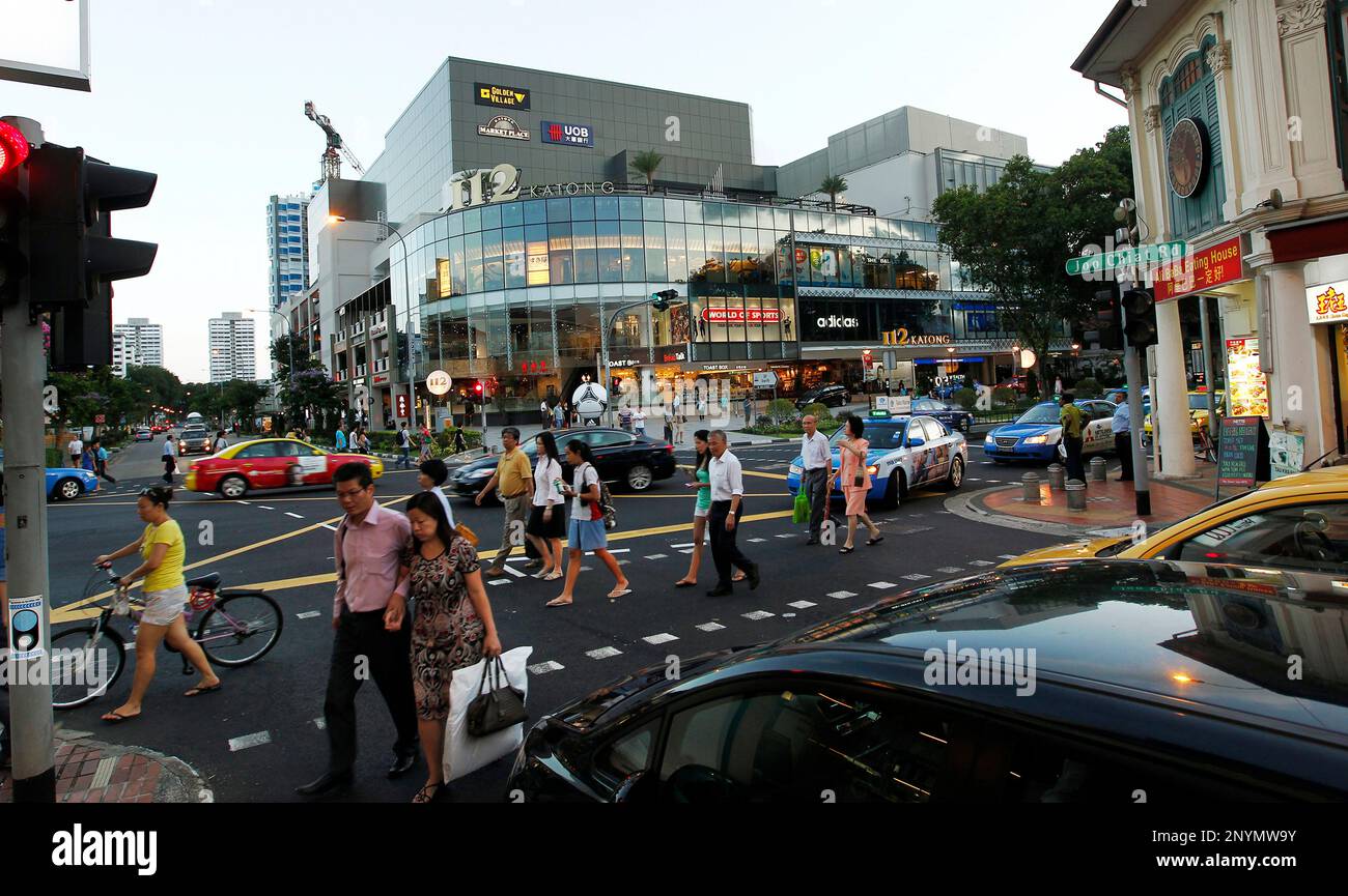 The Katong 112 mall at the junction of East Coast Road and Joo Chiat