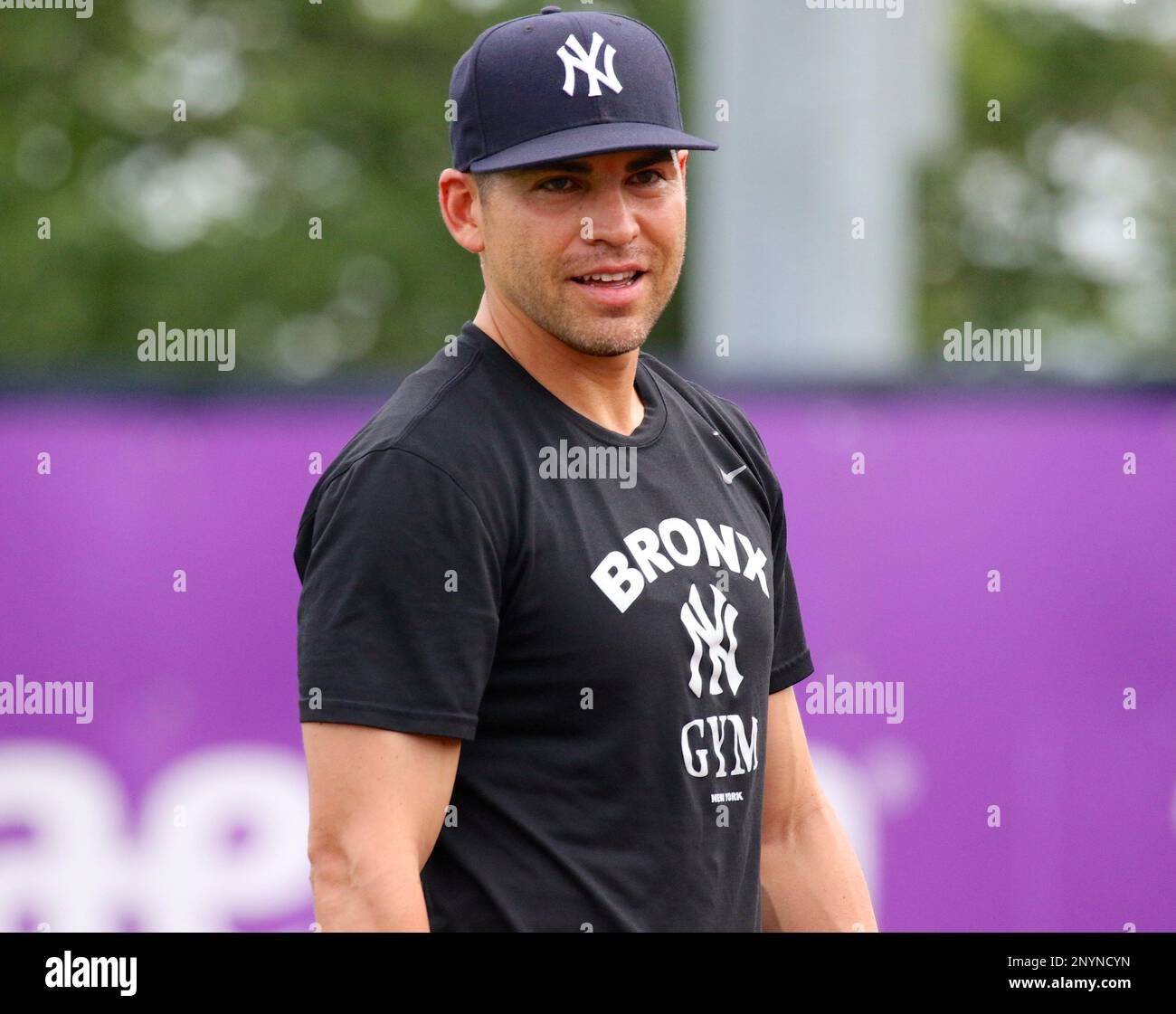 June 17, 2017 - Trenton, New Jersey, U.S - JACOBY ELLSBURY, the center  fielder for the New York Yankees who is on the concussion DL, continues to  work out with the Yankees