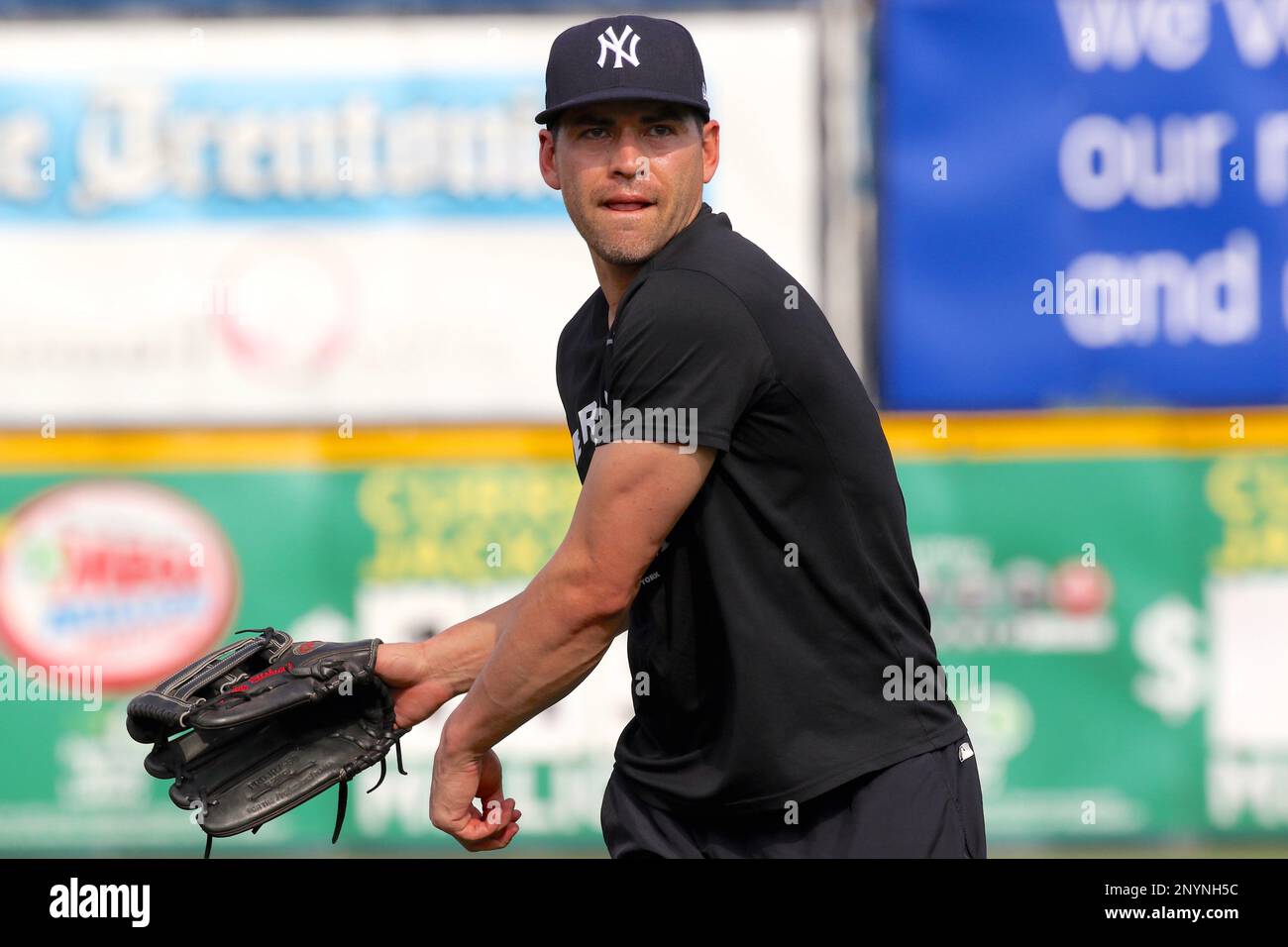 June 17, 2017 - Trenton, New Jersey, U.S - JACOBY ELLSBURY, the center  fielder for the New York Yankees who is on the concussion DL, continues to  work out with the Yankees