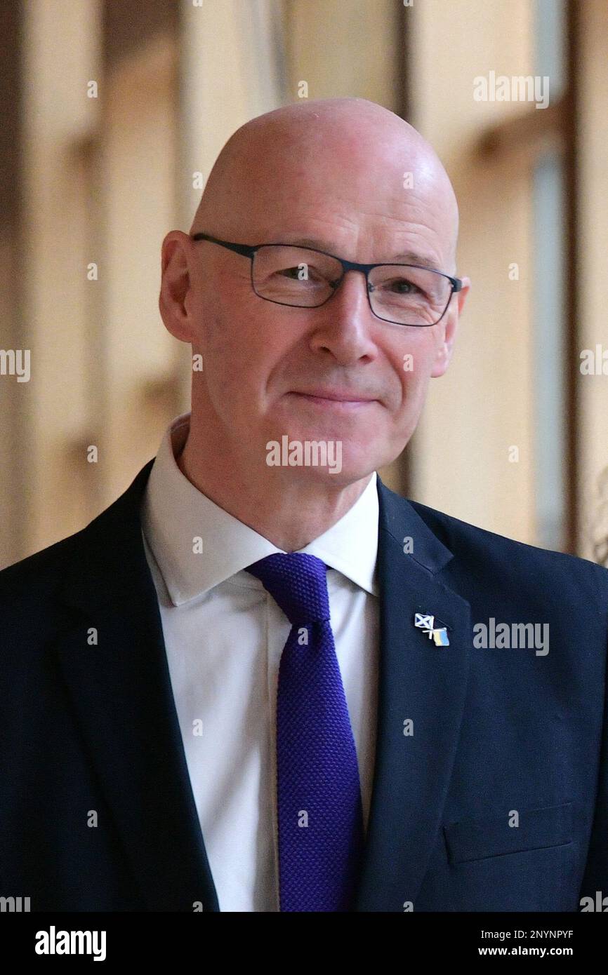 Edinburgh Scotland, UK 02 March 2023. John Swinney at the Scottish National Party at the