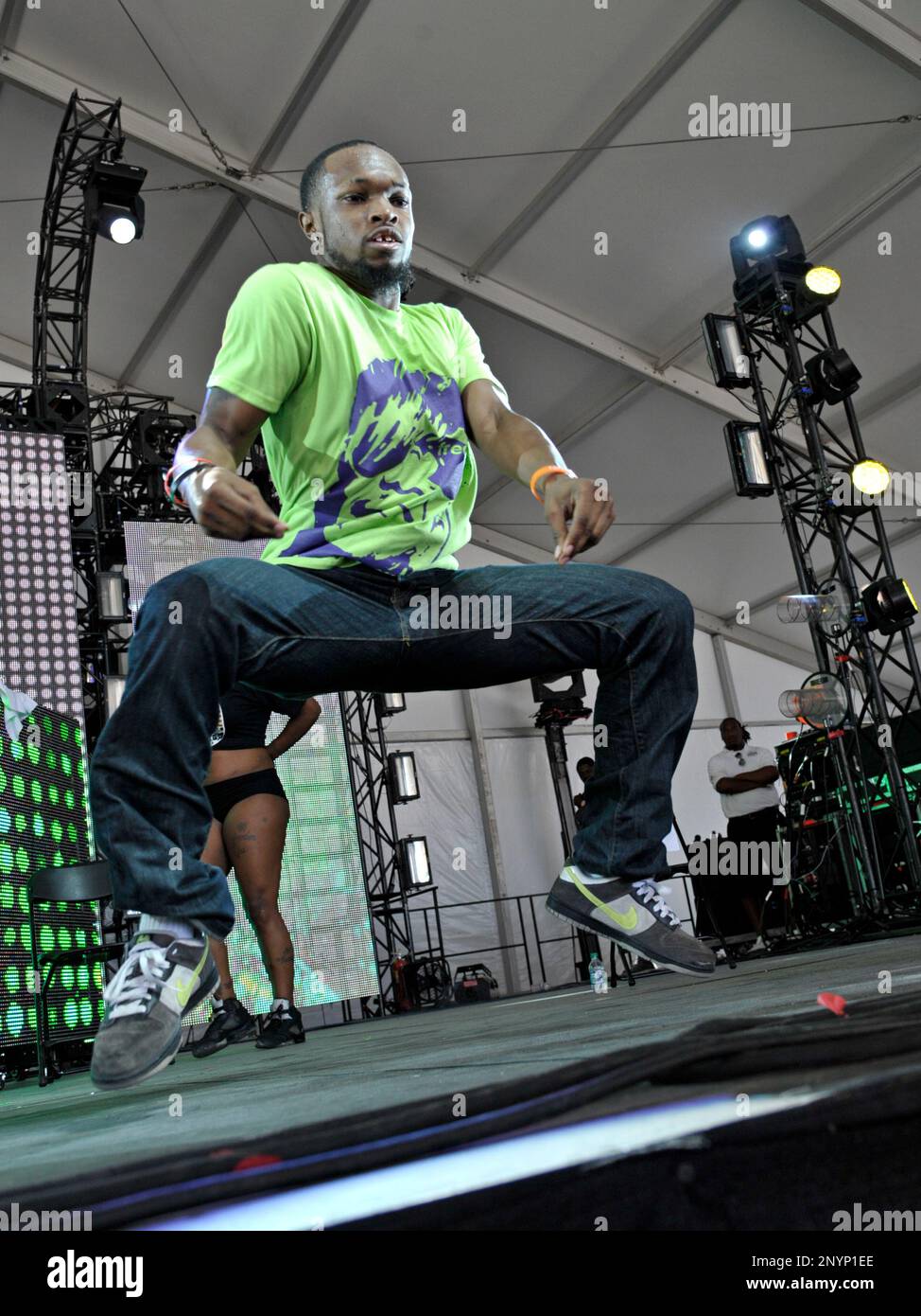 Big Freedia's dancers perform during the Hangout Music Festival on May(07)