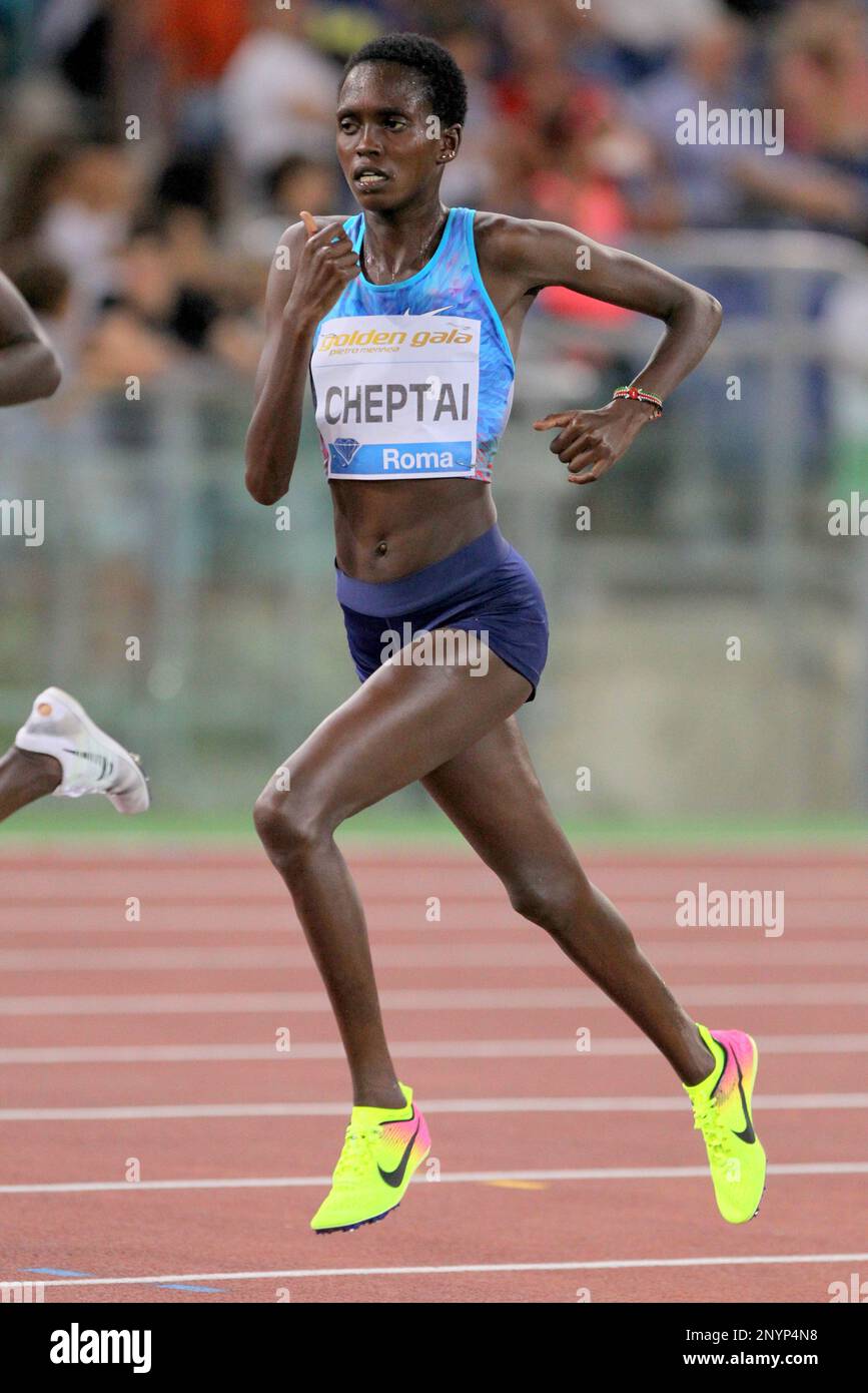 Irene Cheptai (KEN) places eighth in the women's 5,000m in 1447.11