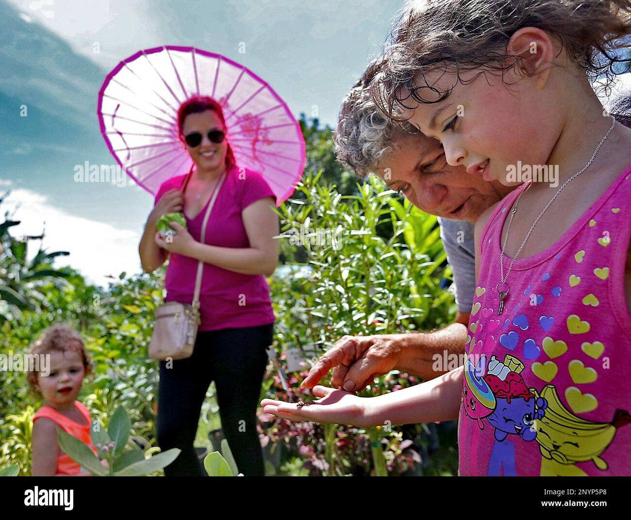 Susan Casey of Casey's Corner Nursery and Landscaping shows a