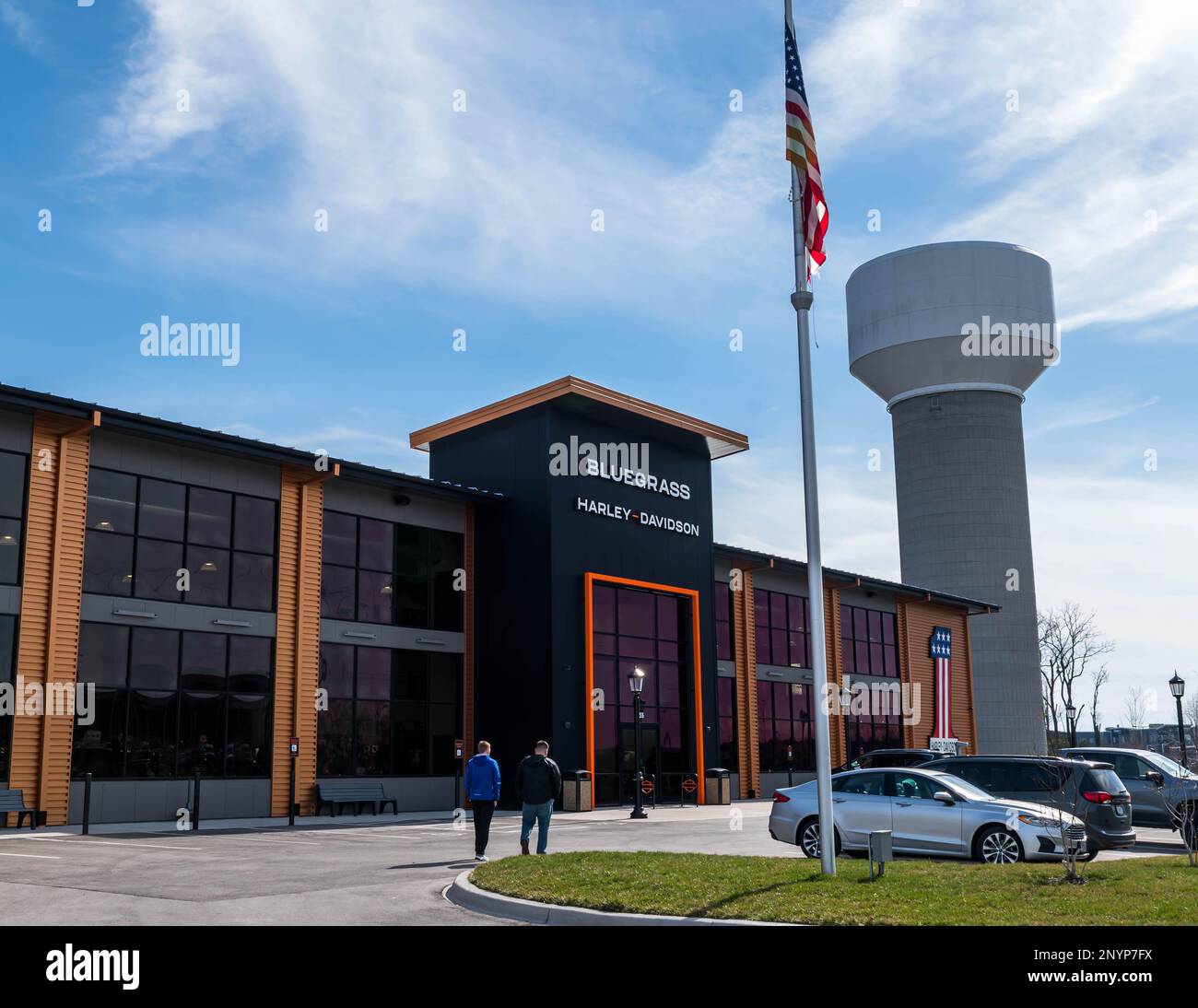 The Bluegrass Harley-Davidson dealership building in Louisville ...