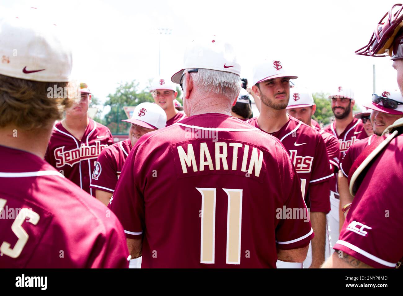 TALLAHASSEE, FL JUNE 10 Florida State head coach Mike Martin (11