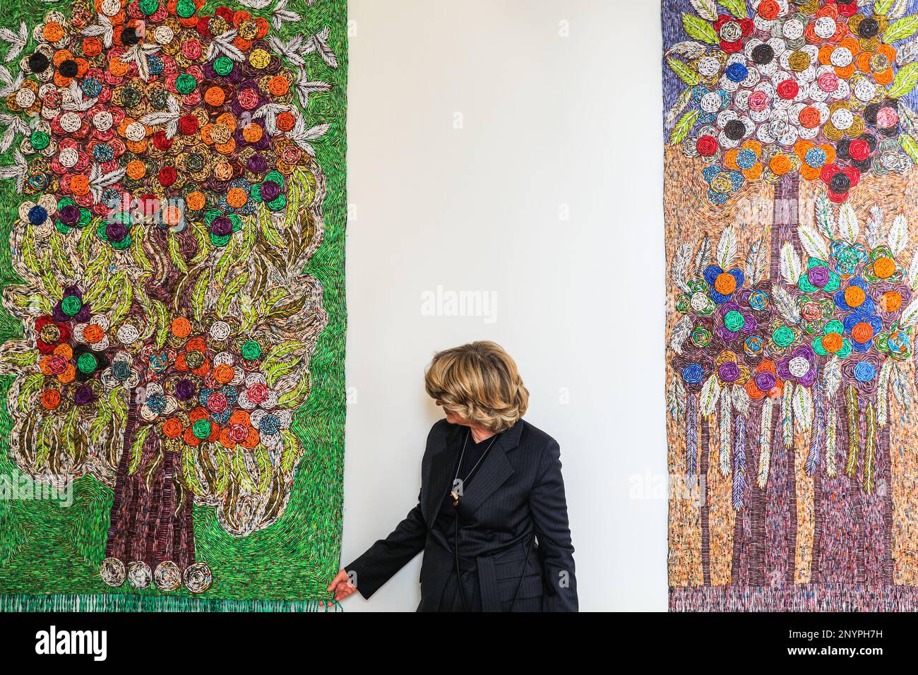 London, UK. 02nd Mar, 2023. A representative for Goldborne Gallery with