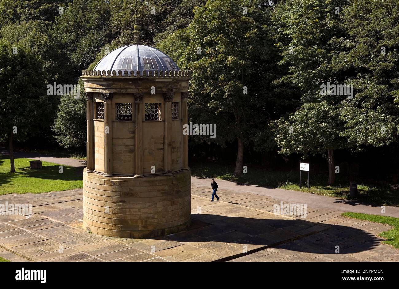 Gardens in St James Mount, close to the Liverpool Anglican cathedral