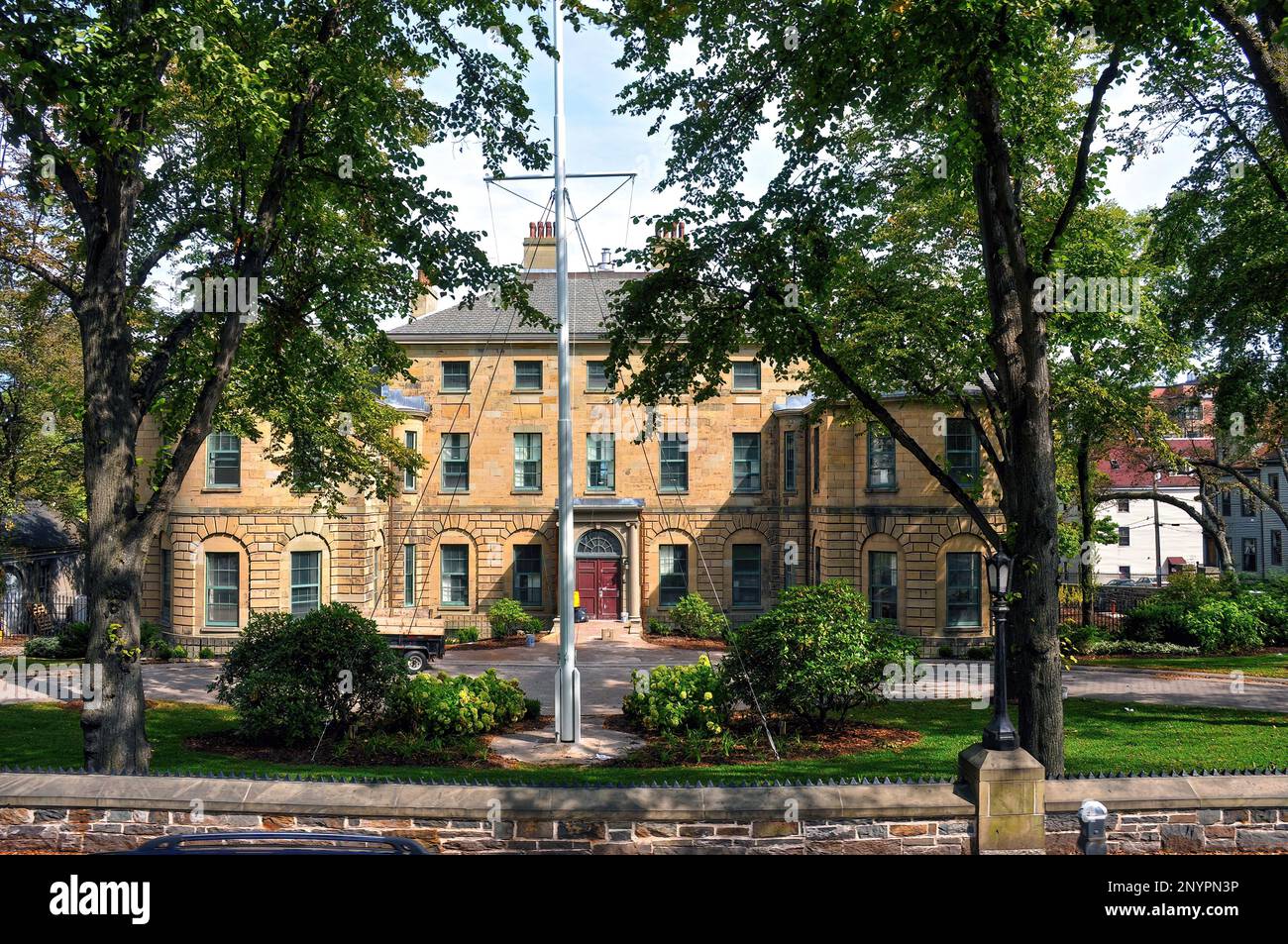 Government House on Barrington Street is the official residence of the lieutenant governor of Nova Scotia. It wa Stock Photo