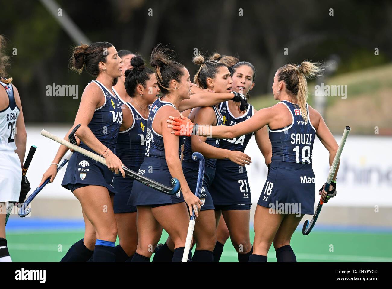 Hobart, Australia. 02nd Mar, 2023. Argentina National Women's field