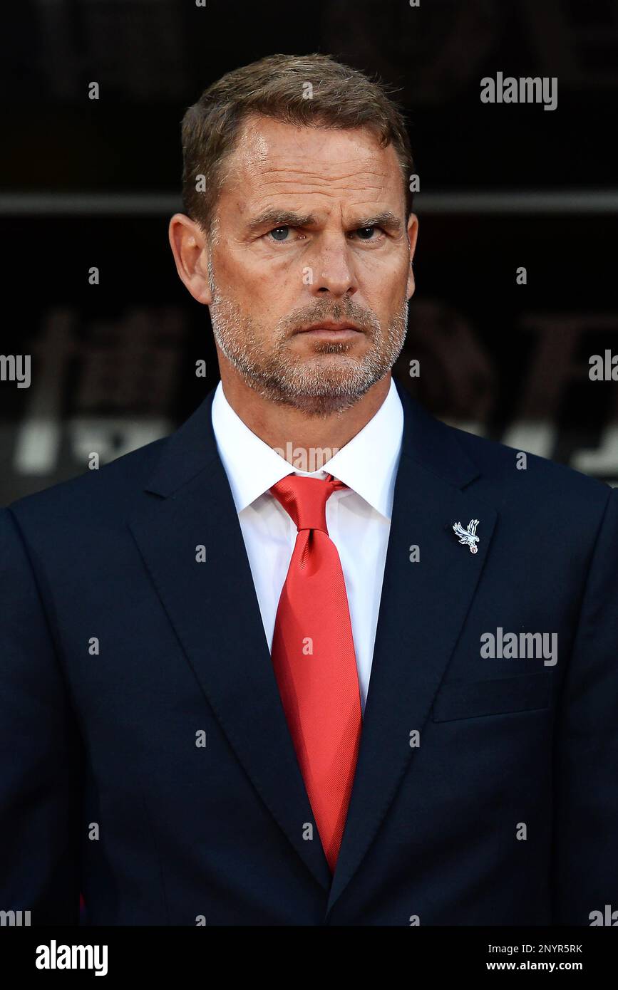 Crystal Palace Manager Frank de Boer - Crystal Palace v Ipswich Town, Carabao Cup second round, Selhurst Park, London - 22nd August 2017. Stock Photo