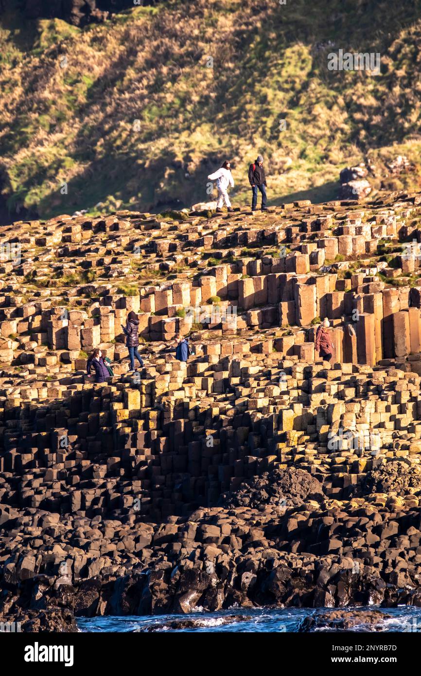 The Giant's Causeway by Bushmills in Northern Ireland, United Kingdom ...