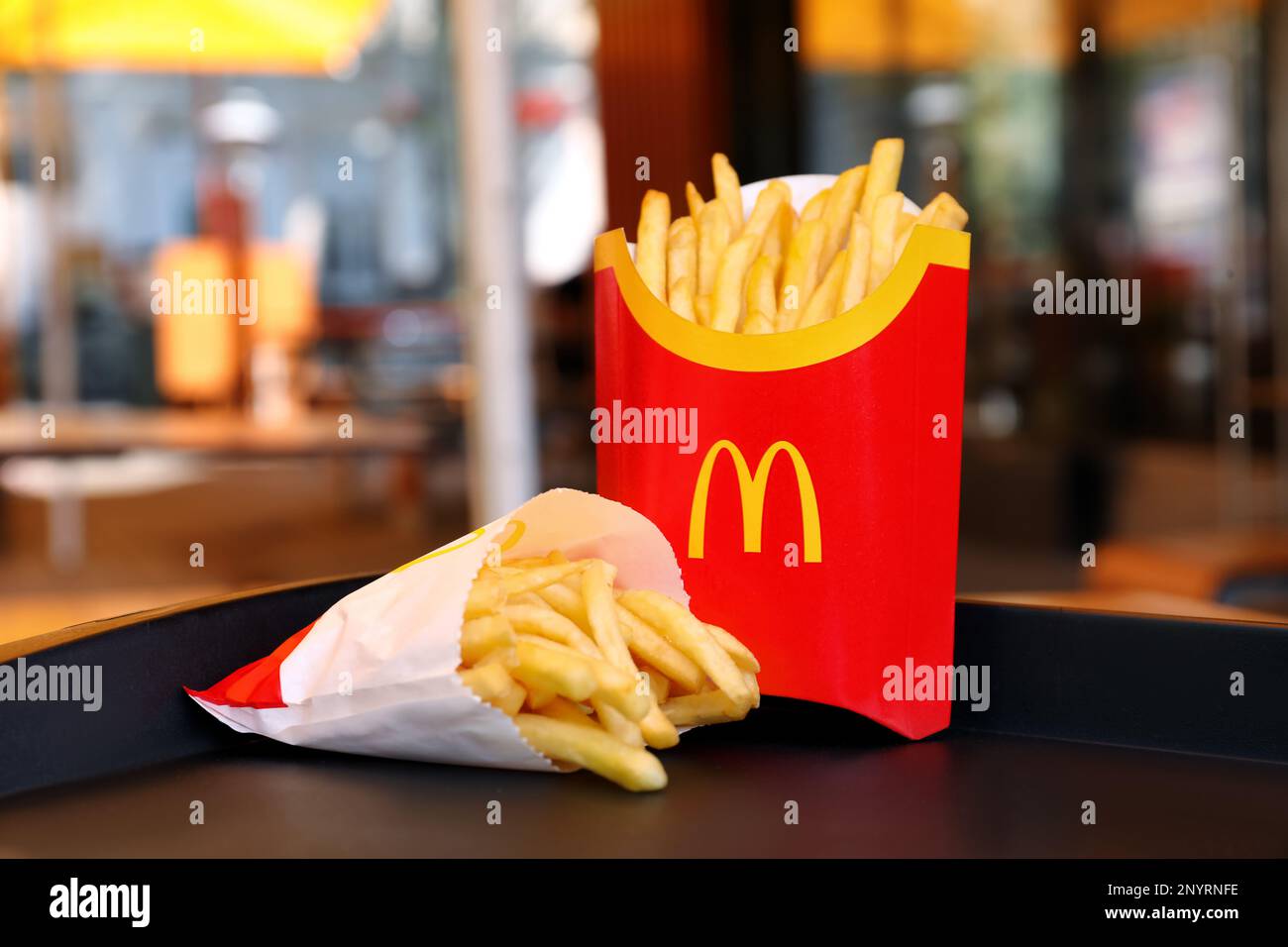 Mcdonalds fries bag hi-res stock photography and images - Alamy