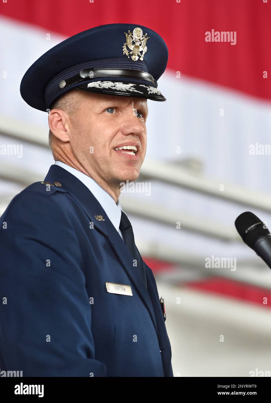 Brig. Gen. Evan Dertien, new commander of the Air Force's 96th Test