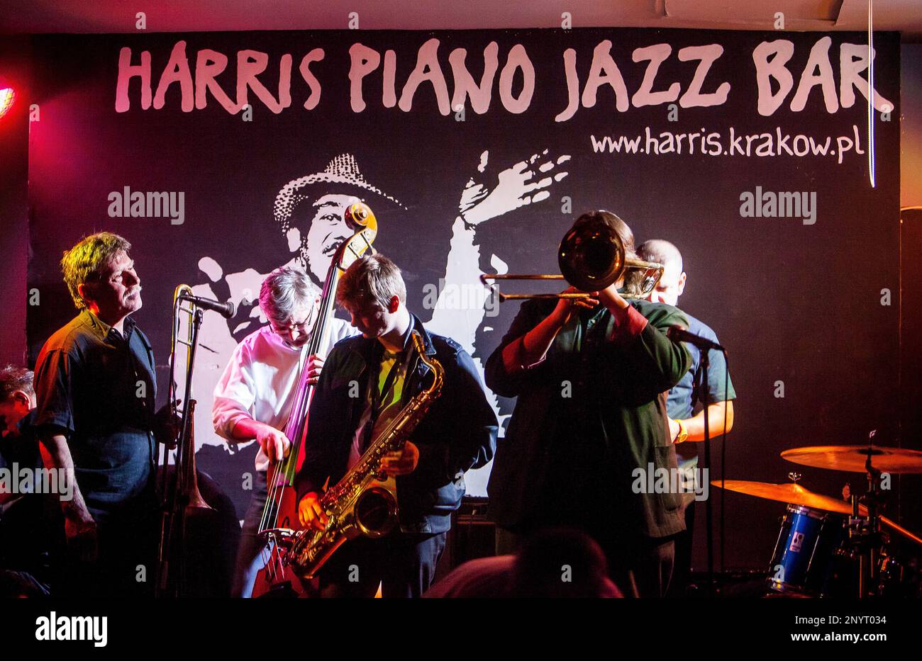Harris Piano Jazz Bar, Krakow; Poland Stock Photo - Alamy