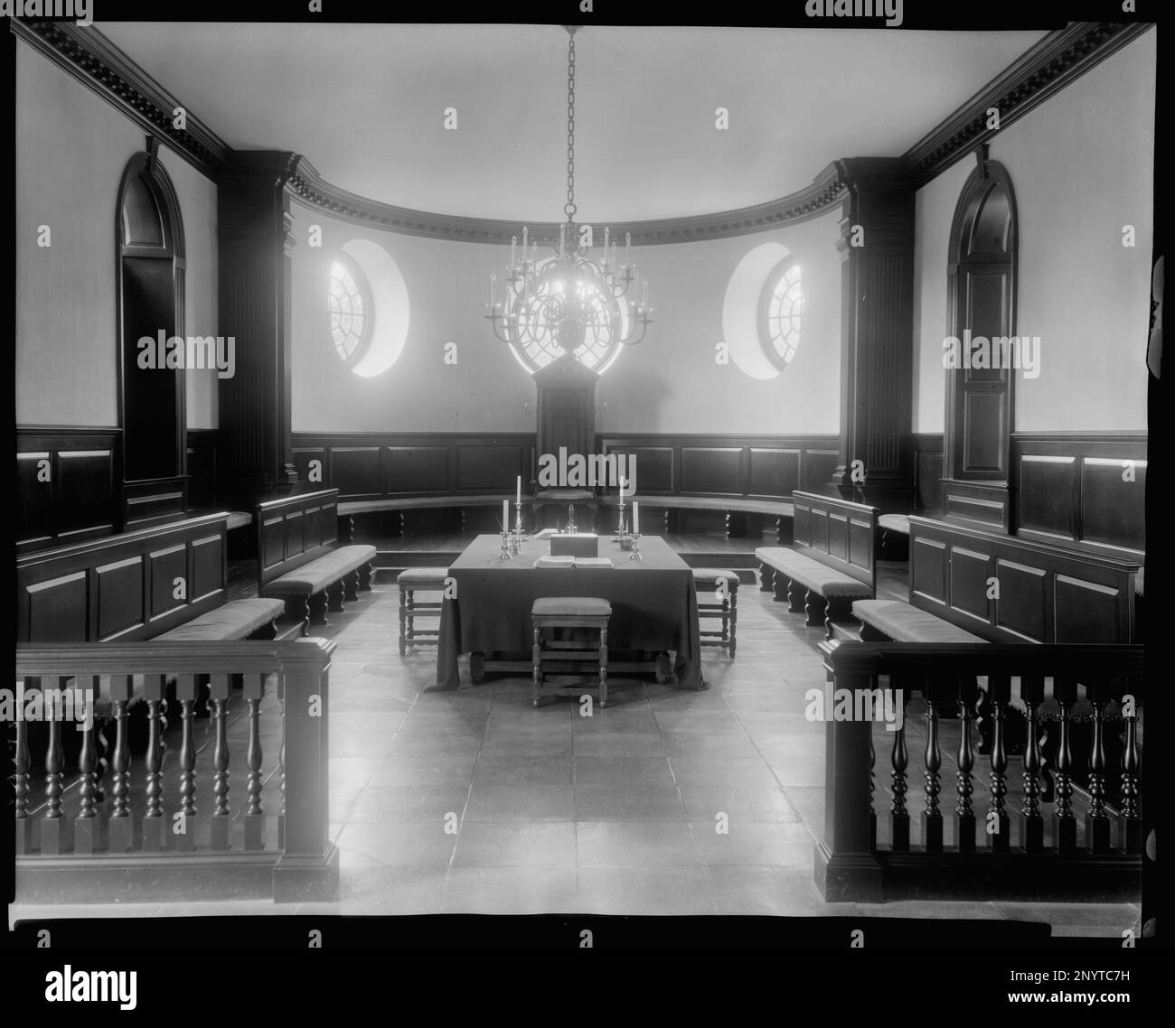 House of Burgesses in the Capitol, Williamsburg, James City County