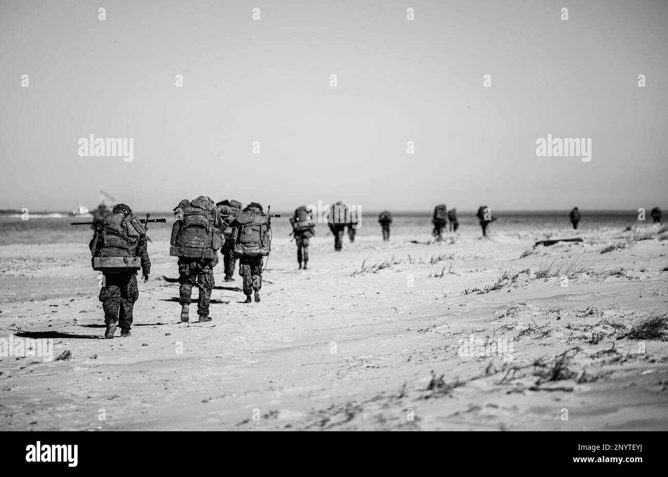 U.S. Marines with 2d Battalion, 2d Marine Regiment, 2d Marine Division