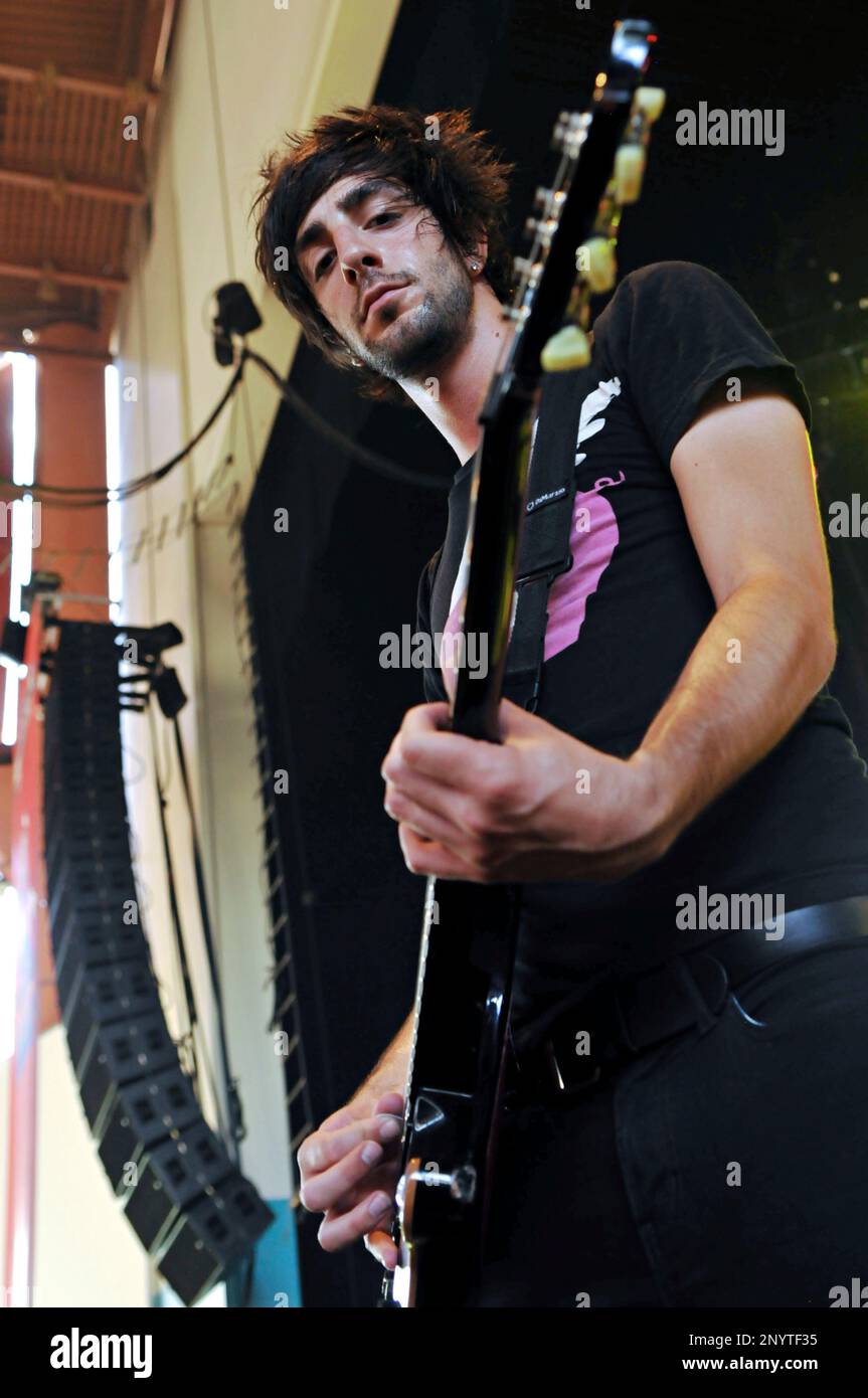 Jack Barakat of All Time Low performs during at Bamboozle Music