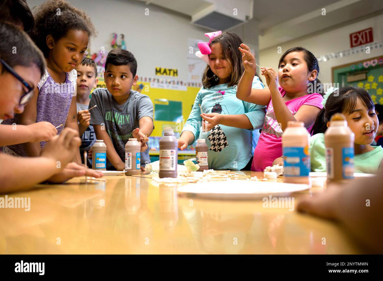 In this May 19, 2017, photo, HHoover Elementary School students in