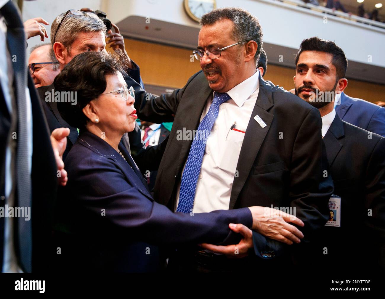 Outgoing Director General of the World Health Organization (WHO) China ...