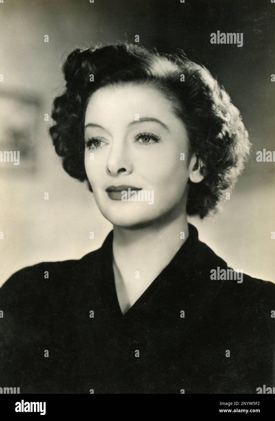 American actress Myrna Loy in the movie That Dangerous Age, UK 1949