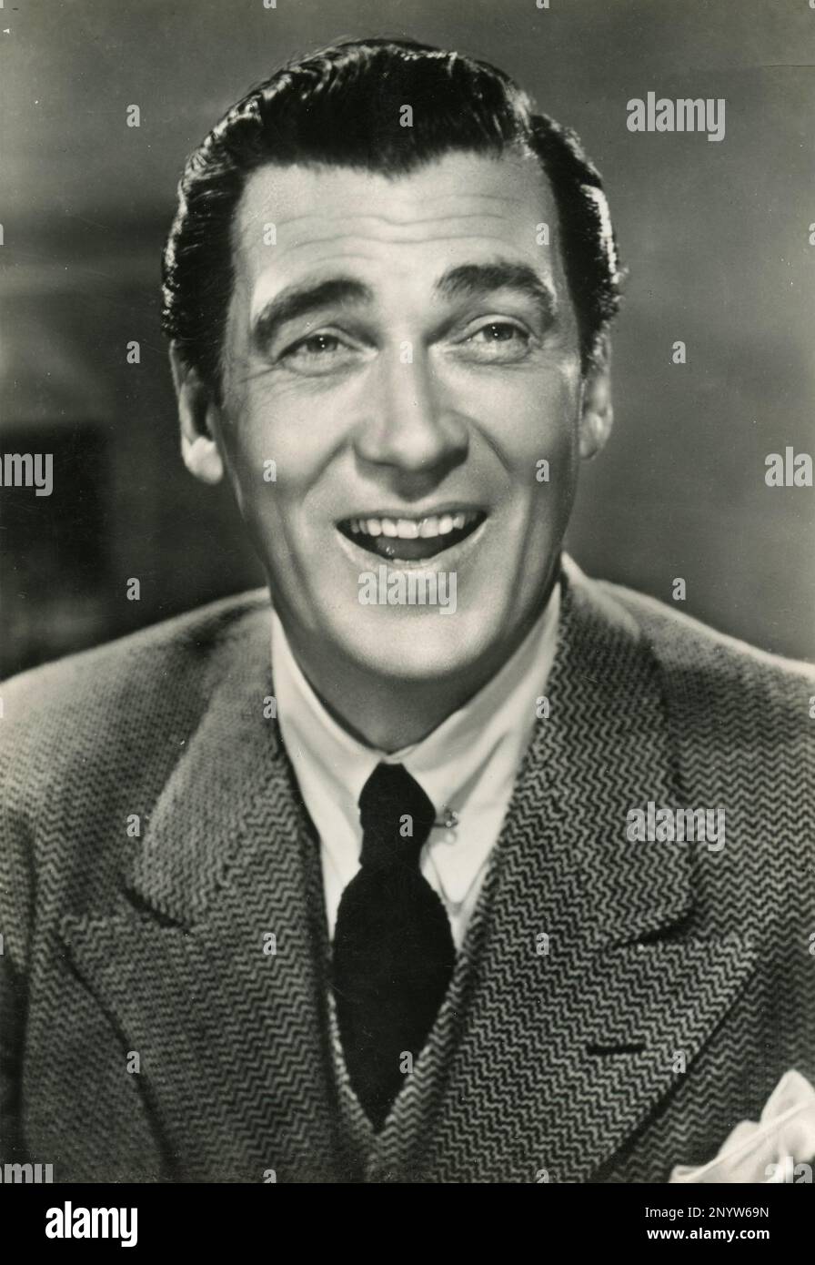 Canadian-American actor Walter Pidgeon, USA 1950s Stock Photo - Alamy