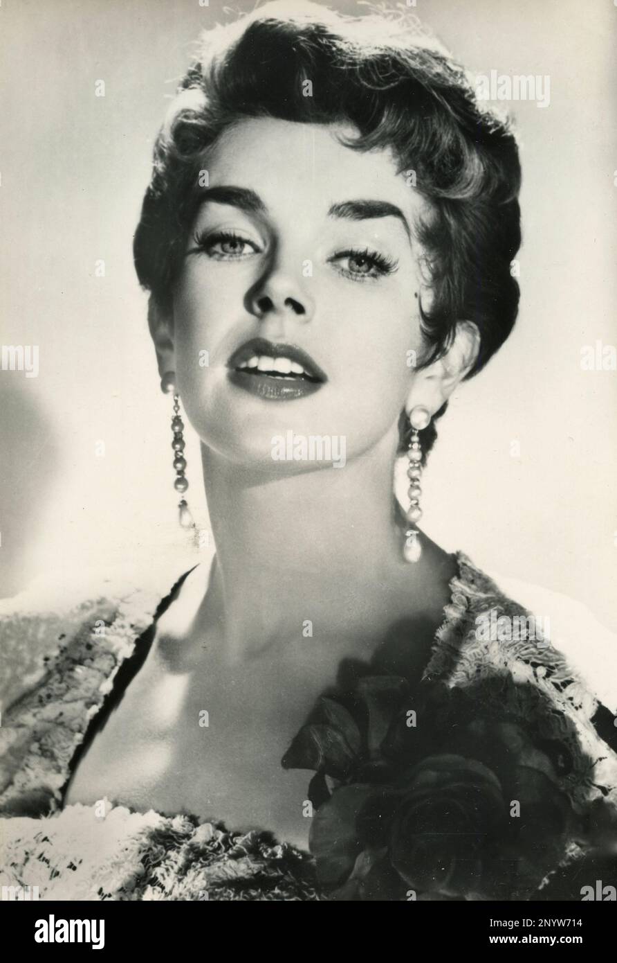 British actress Dawn Addams, USA 1950s Stock Photo